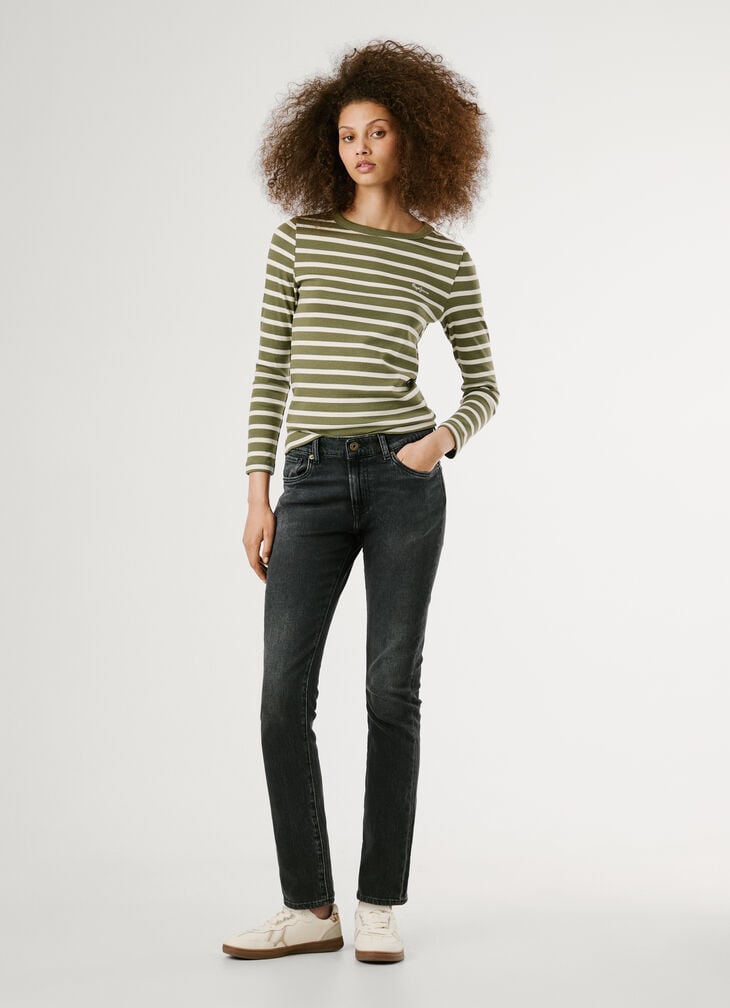 Pepe Jeans Mid-rise Slim Fit Jeans - Grace