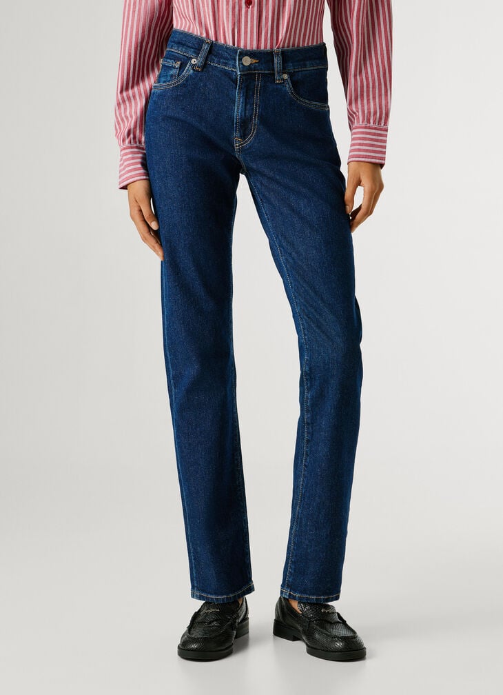 Pepe Jeans Mid-rise Slim Fit Jeans - Grace