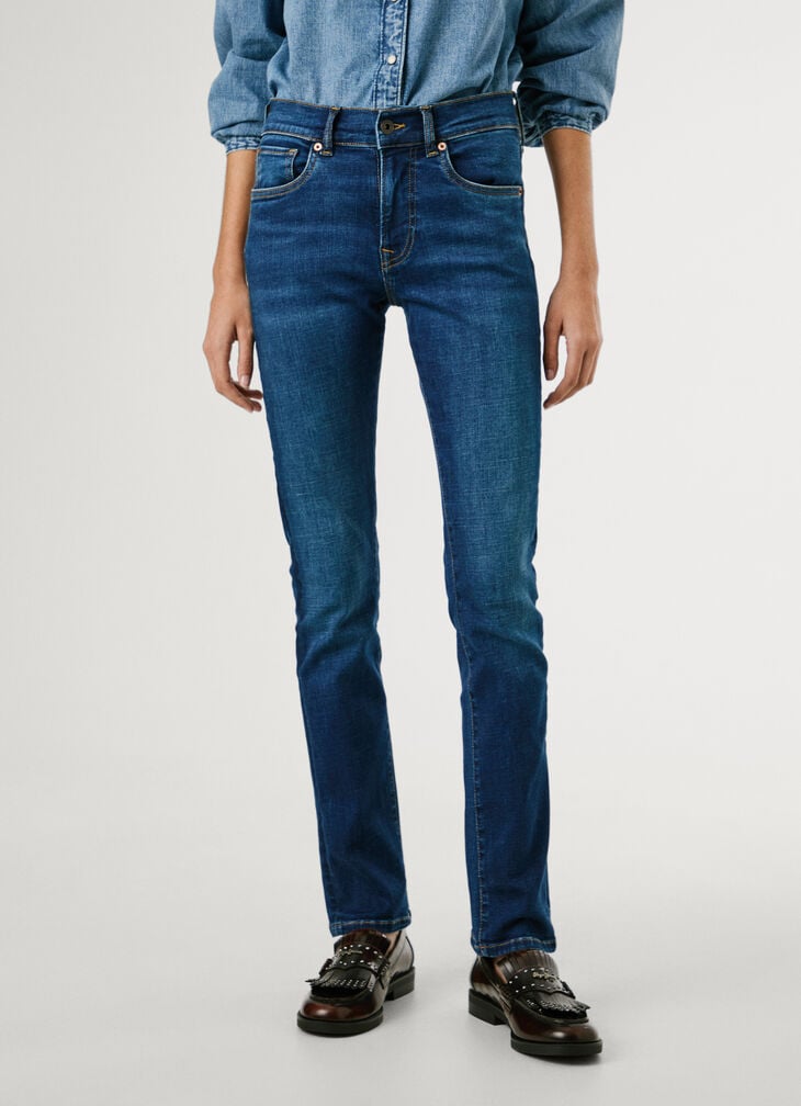 Pepe Jeans Mid-rise Slim Fit Jeans - Grace
