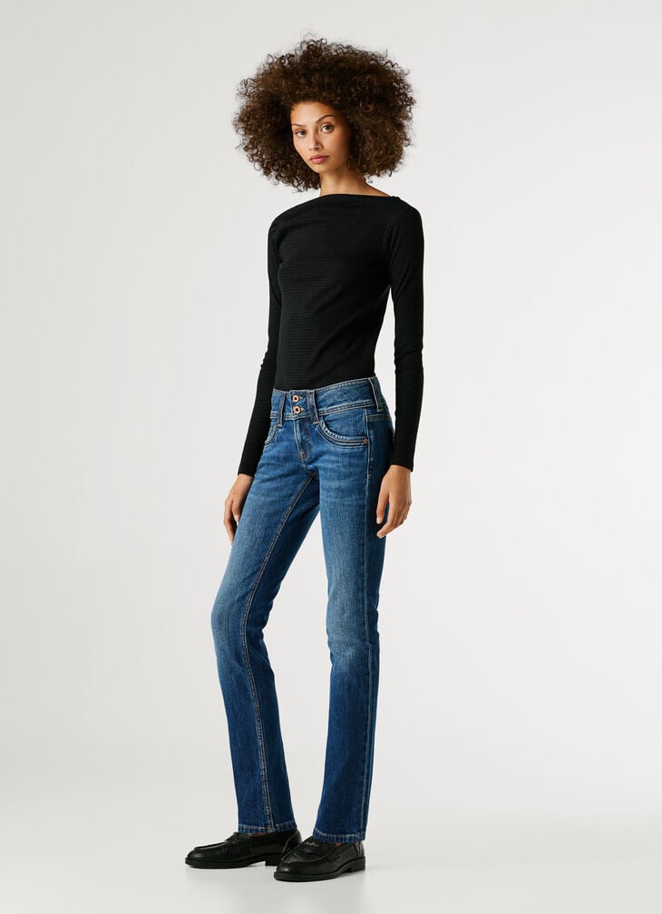 Pepe Jeans Mid-rise Slim Fit Jeans - Iconic Gen