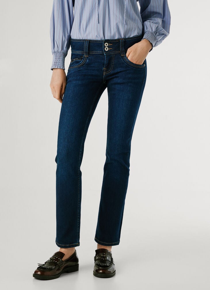 Pepe Jeans Mid-rise Slim Fit Jeans - Iconic Gen