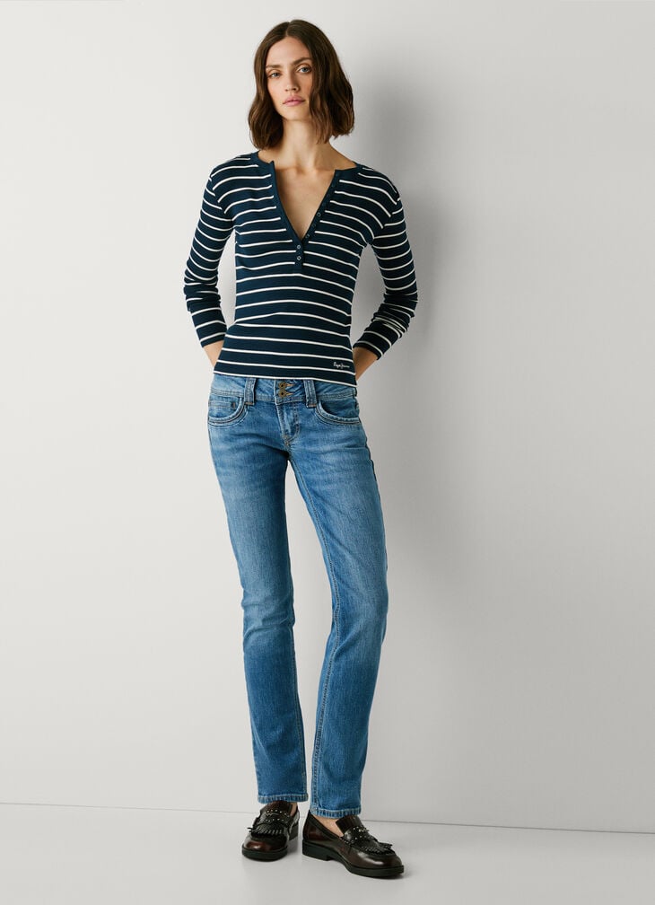 Pepe Jeans mid-rise slim fit jeans - iconic gen