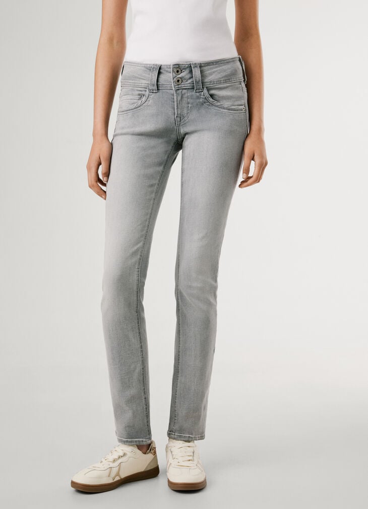 Pepe Jeans Mid-rise Slim Fit Jeans - Iconic Gen