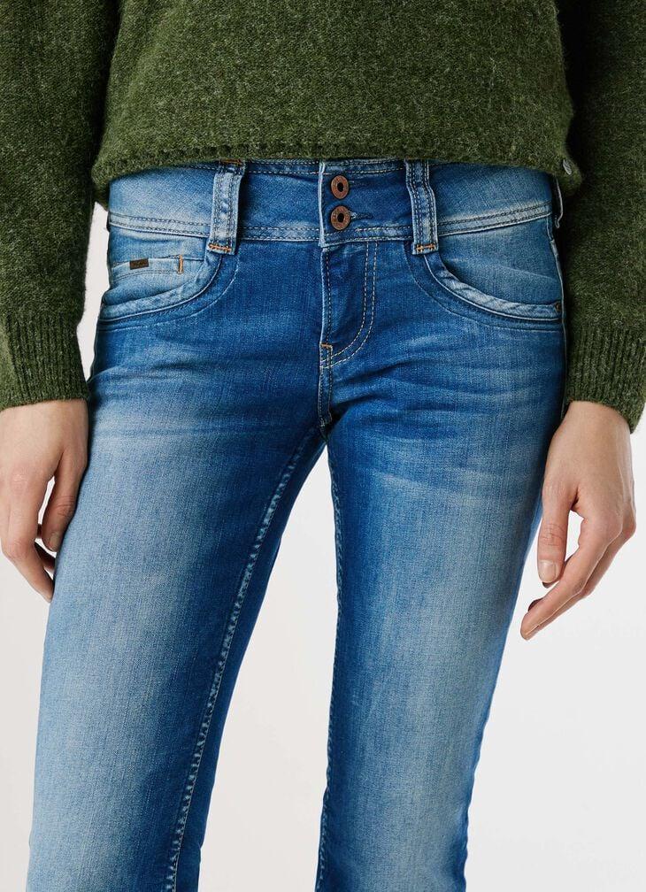 Pepe Jeans Mid-rise Slim Fit Jeans - Iconic Gen