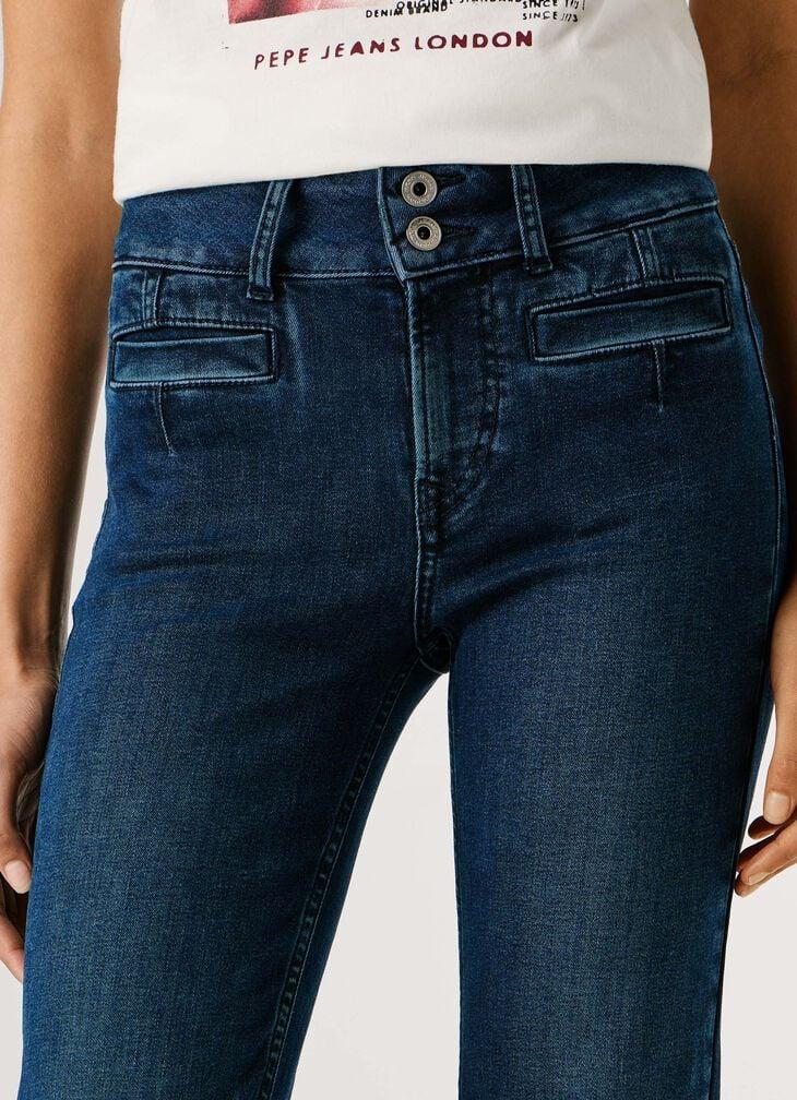 Pepe Jeans Mid-rise Straight Fit Jeans - Beryl