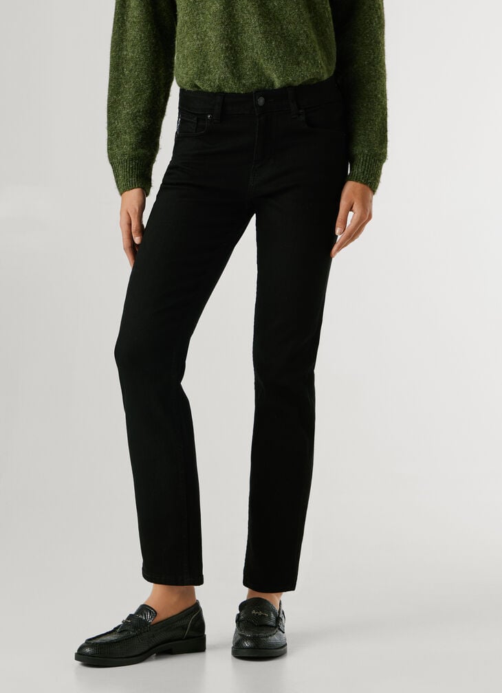 Pepe Jeans Mid-rise Straight Fit Jeans - Mary