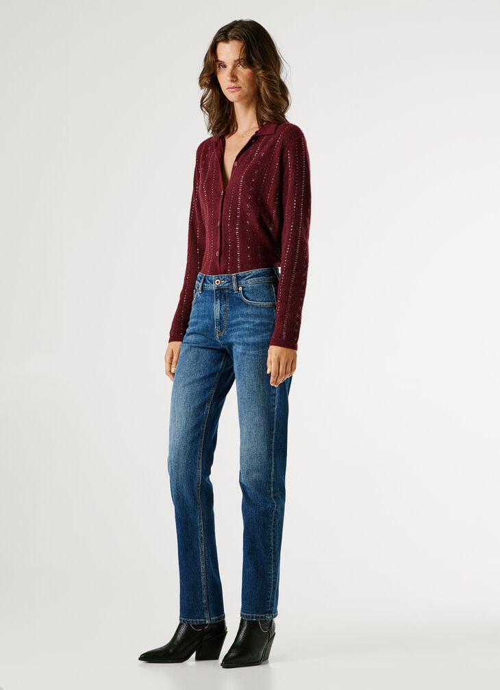 Pepe Jeans Mid-rise Straight Fit Jeans - Mary