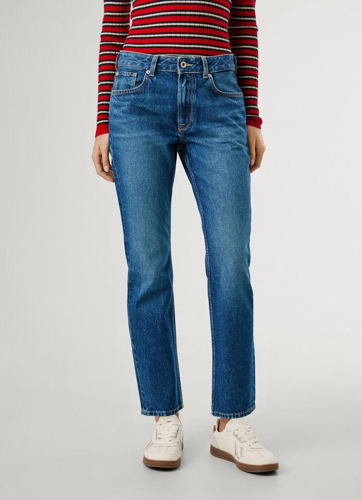 Pepe Jeans Mid-rise Straight Fit Jeans - Mary