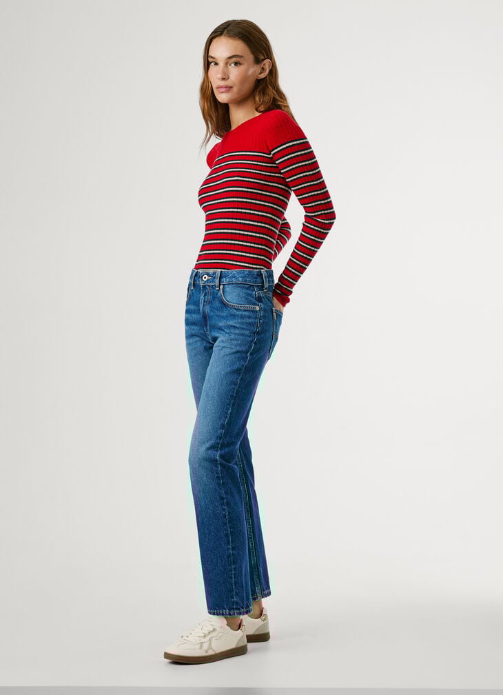 Pepe Jeans Mid-rise Straight Fit Jeans - Mary