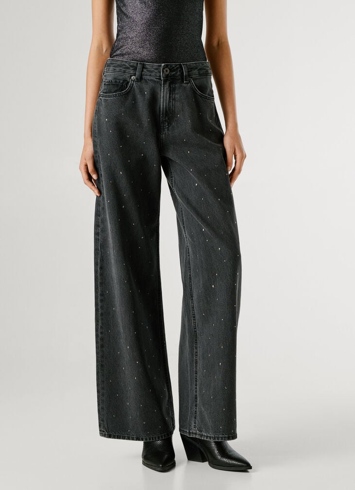 Pepe Jeans Mid-rise Wide Fit Jeans - Lina