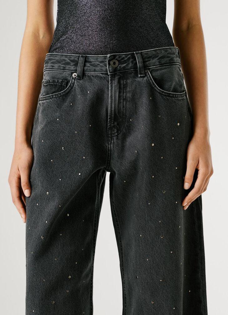 Pepe Jeans Mid-rise Wide Fit Jeans - Lina