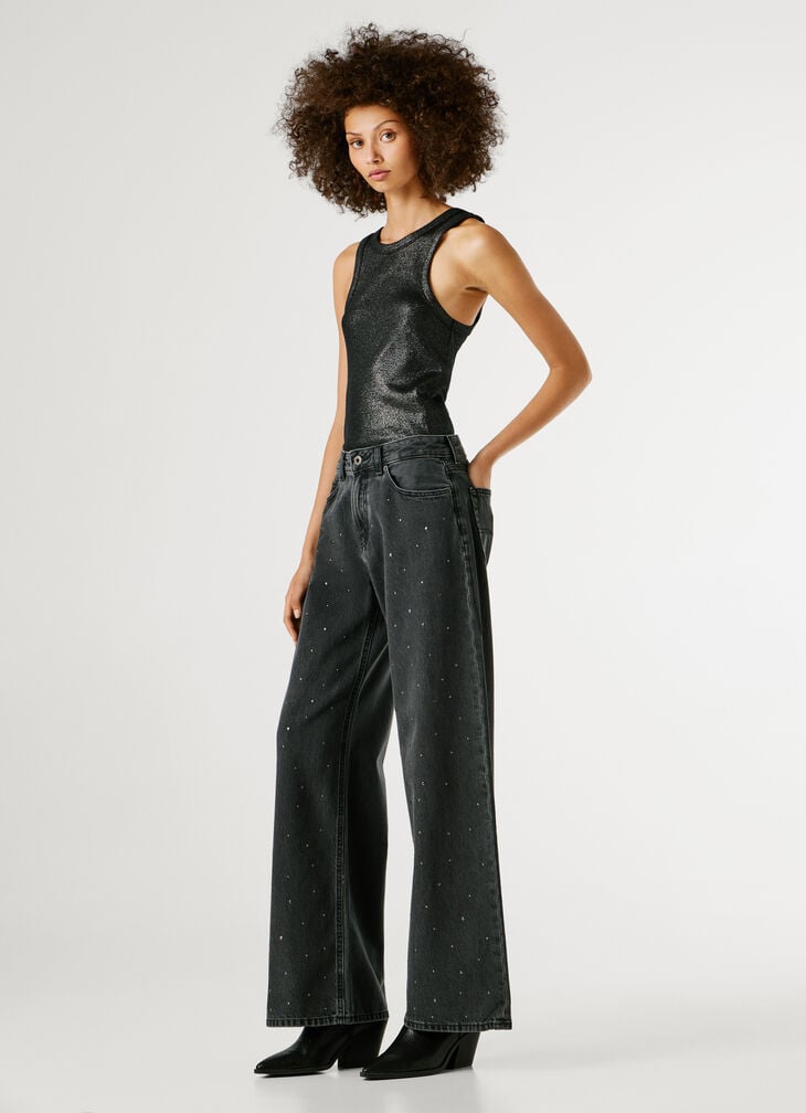 Pepe Jeans Mid-rise Wide Fit Jeans - Lina