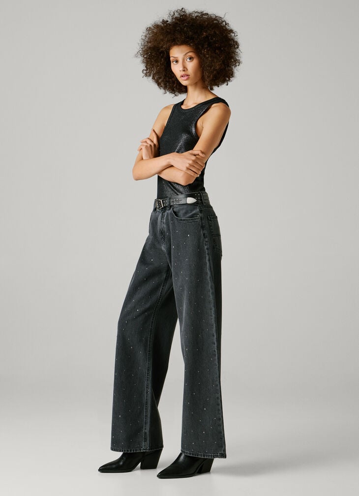 Pepe Jeans mid-rise wide fit jeans - lina