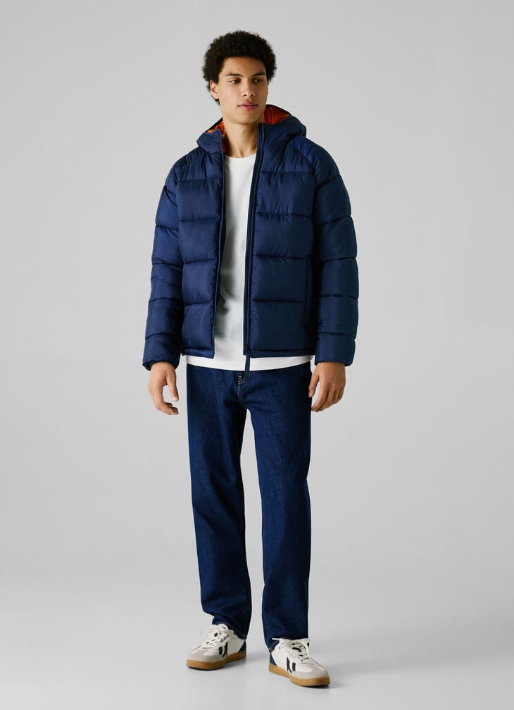 Pepe Jeans Padded Puffer Jacket With Hood