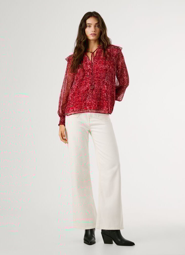 Pepe Jeans Paisley Print Blouse