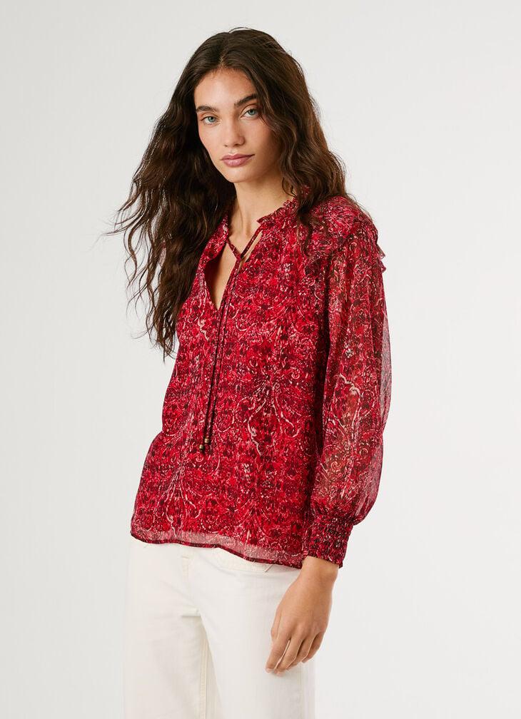 Pepe Jeans Paisley Print Blouse