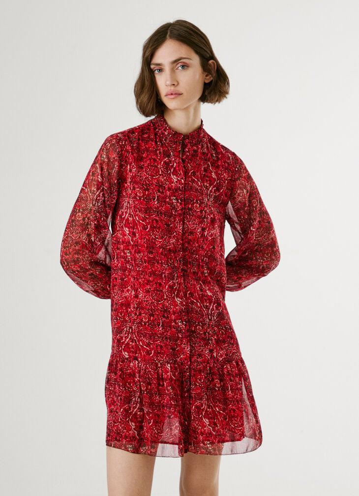 Pepe Jeans Paisley Print Mini Dress