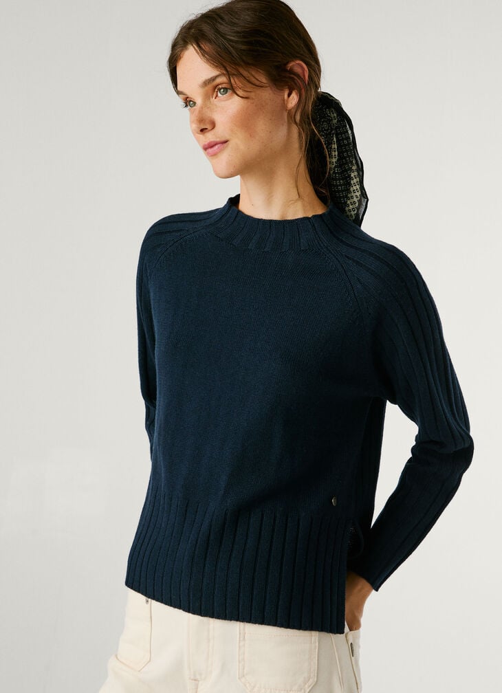 Pepe Jeans perkins collar knit jumper