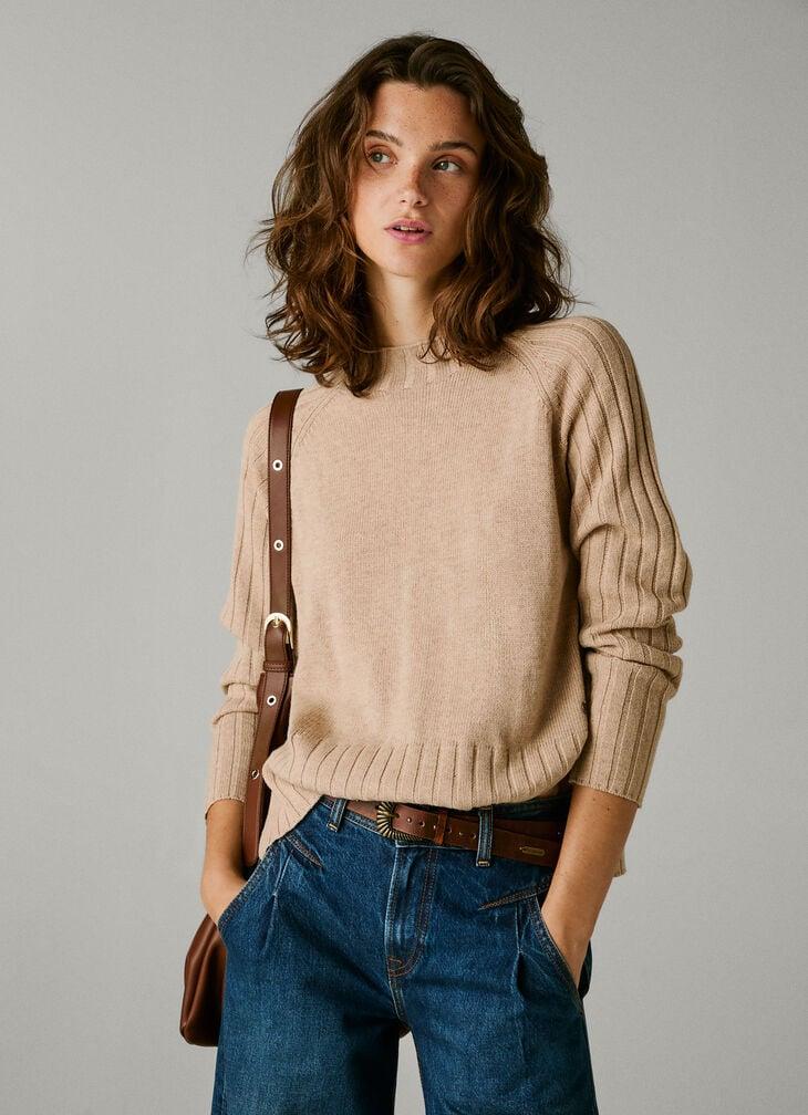 Pepe Jeans perkins collar knit jumper