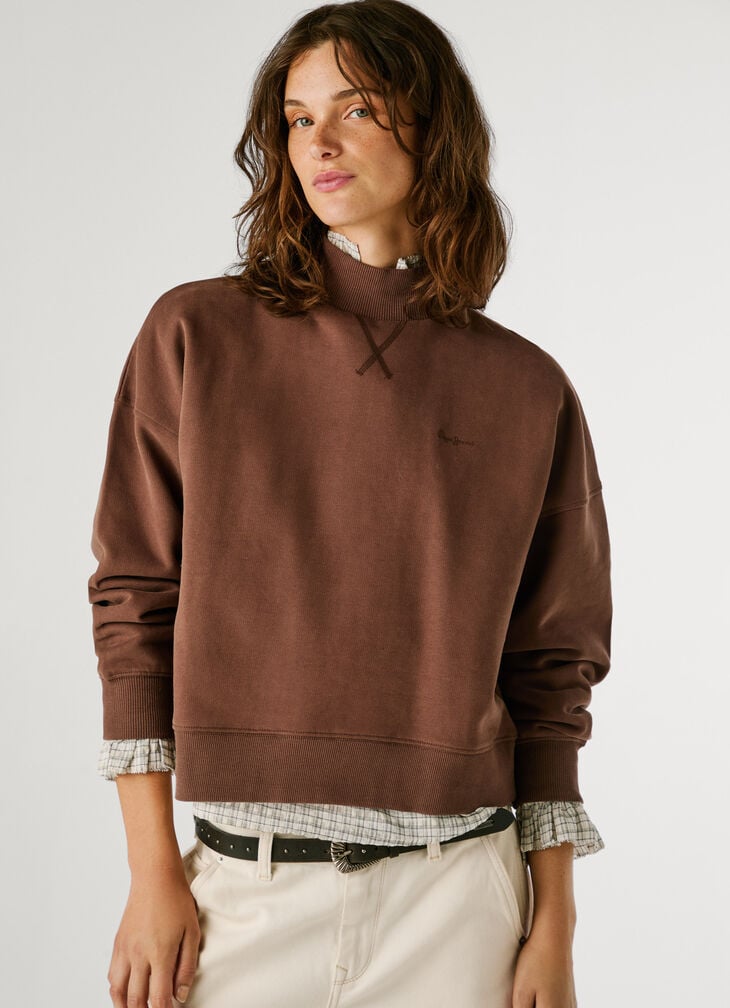 Pepe Jeans perkins collar logo sweatshirt