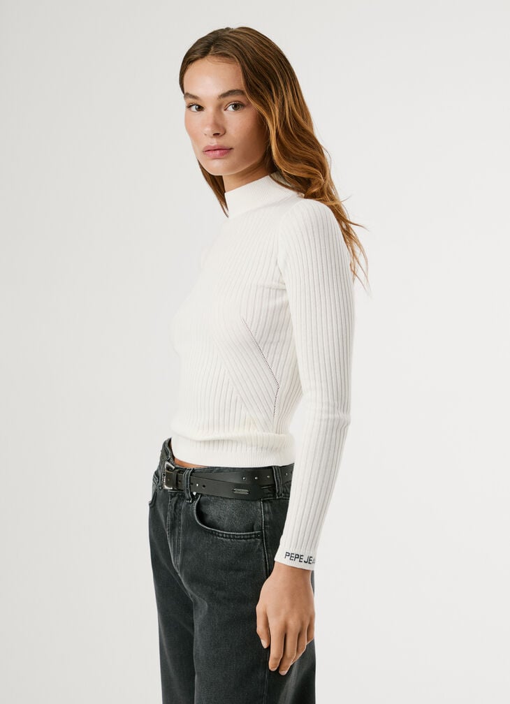 Pepe Jeans Perkins Collar Ribbed Jumper