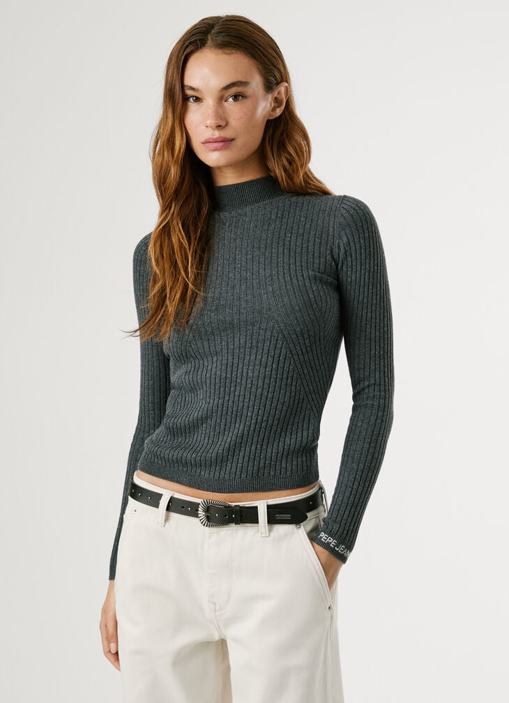Pepe Jeans Perkins Collar Ribbed Jumper
