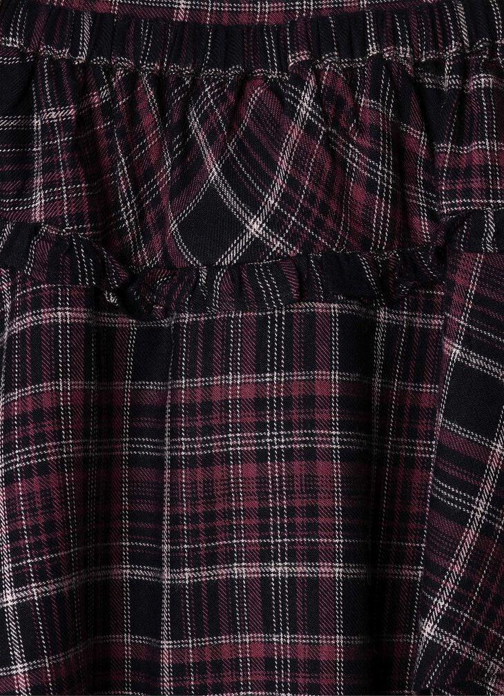 Pepe Jeans Plaid Print Mini Skirt