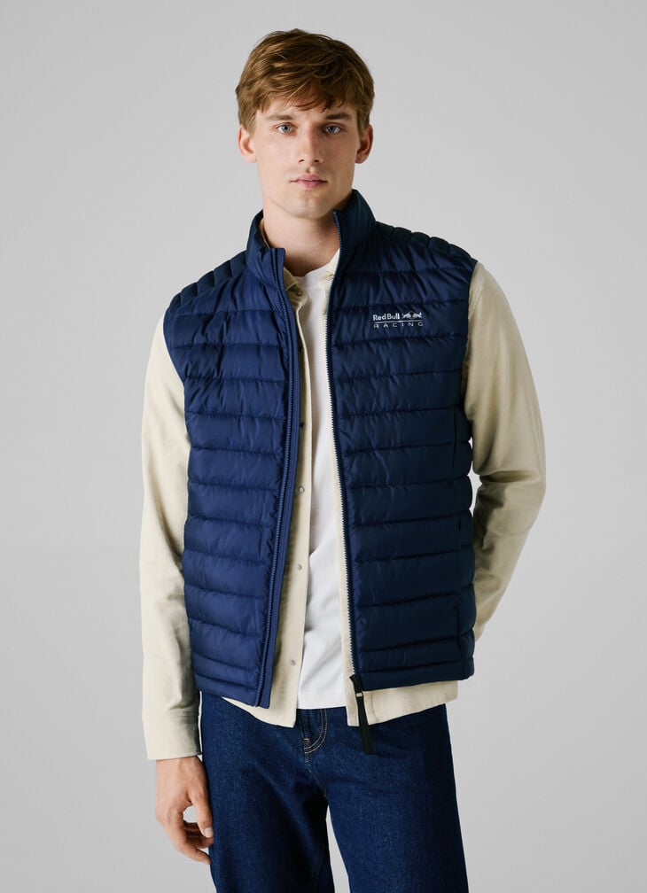 Pepe Jeans Printed Logo Padded Gilet