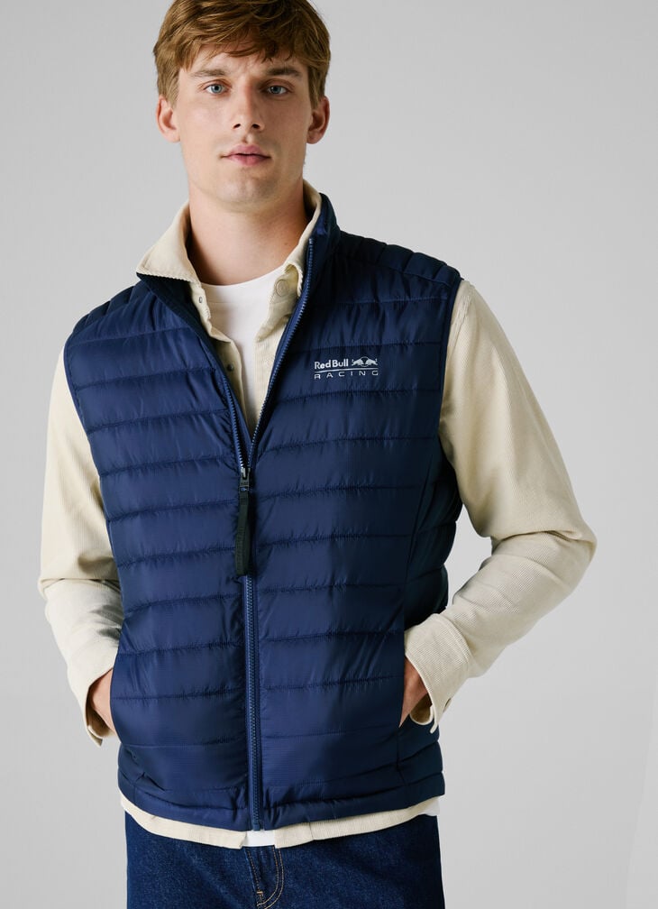 Pepe Jeans printed logo padded gilet