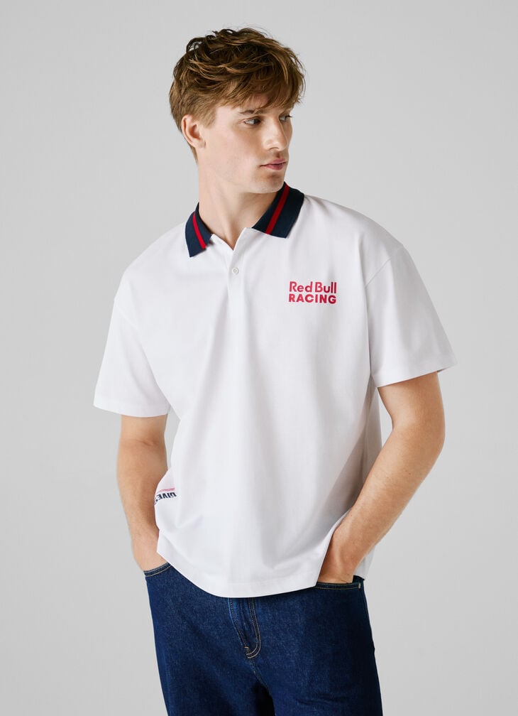 Pepe Jeans Printed Logo Pique Polo Shirt