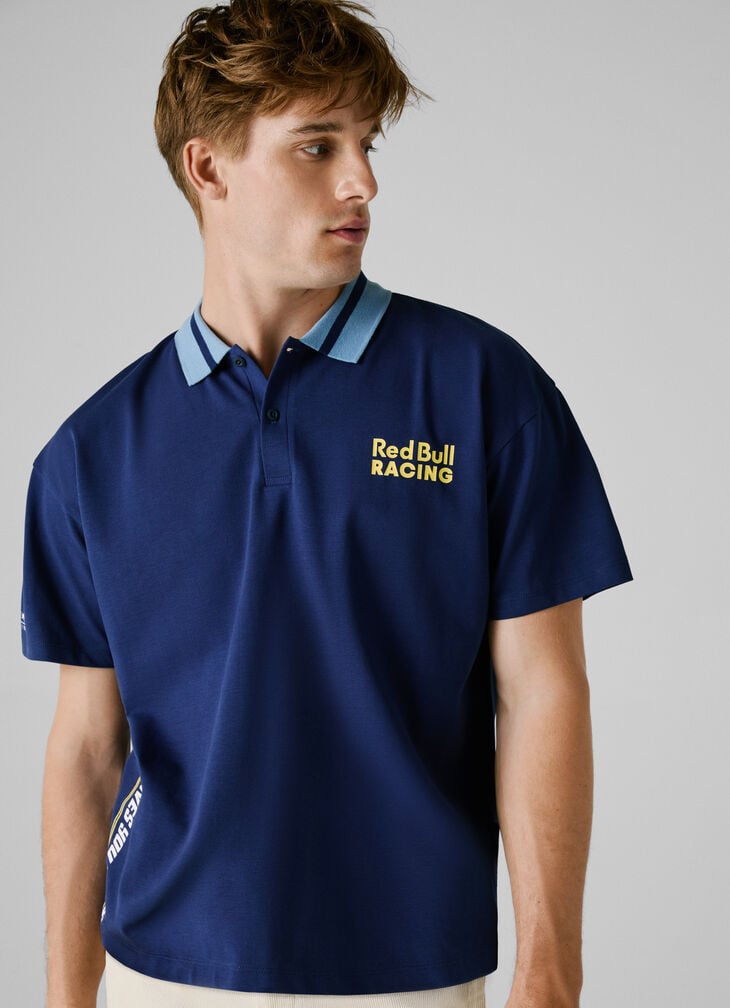 Pepe Jeans printed logo pique polo shirt