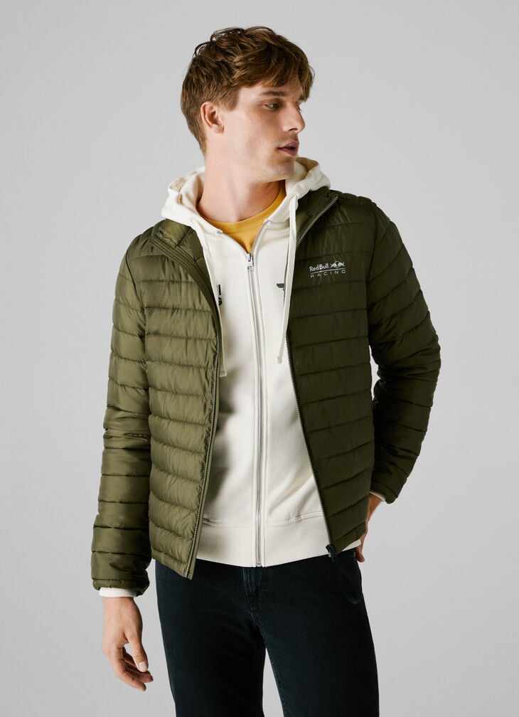 Pepe Jeans Printed Logo Puffer Jacket