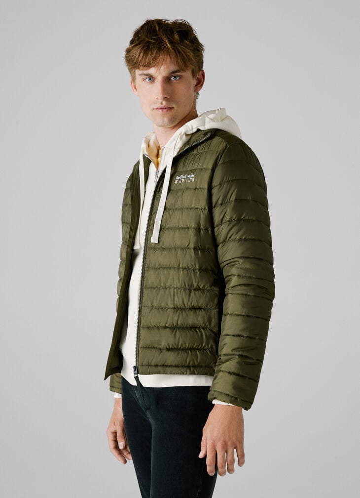 Pepe Jeans Printed Logo Puffer Jacket
