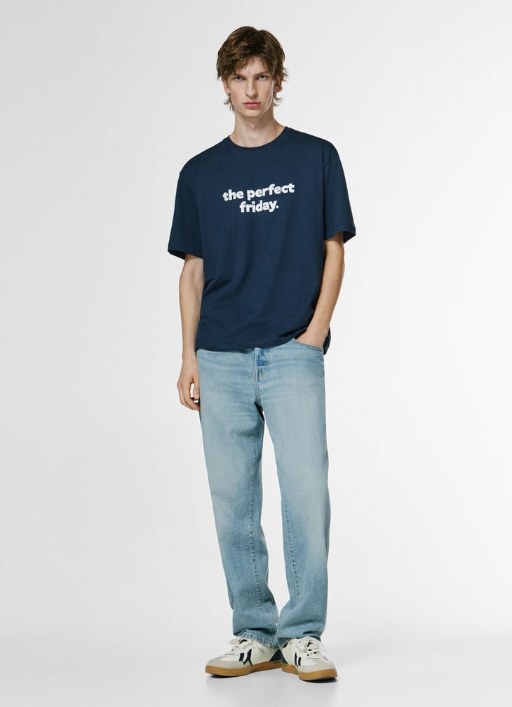 Pepe Jeans Printed Text T-shirt