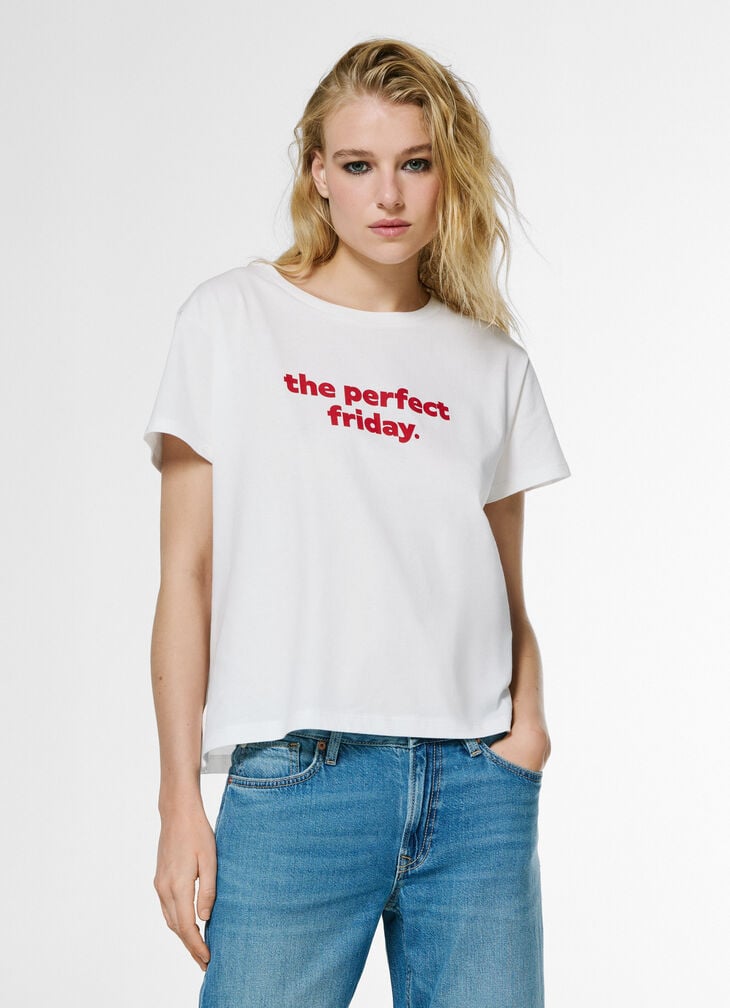 Pepe Jeans Printed Text T-shirt
