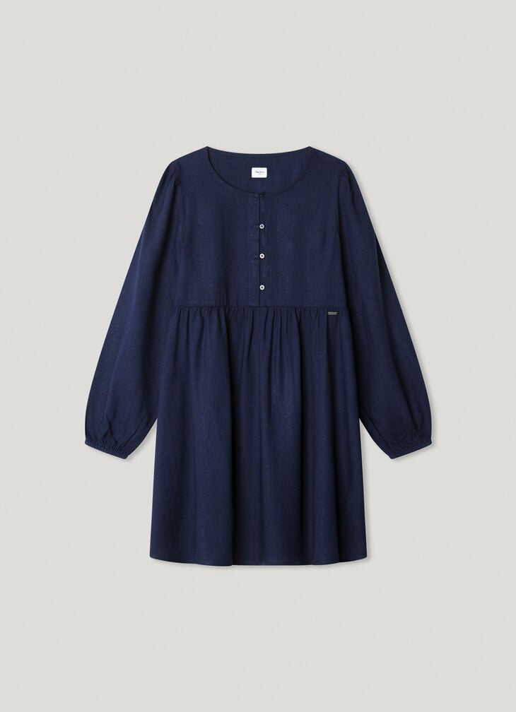 Pepe Jeans puff sleeve mini dress