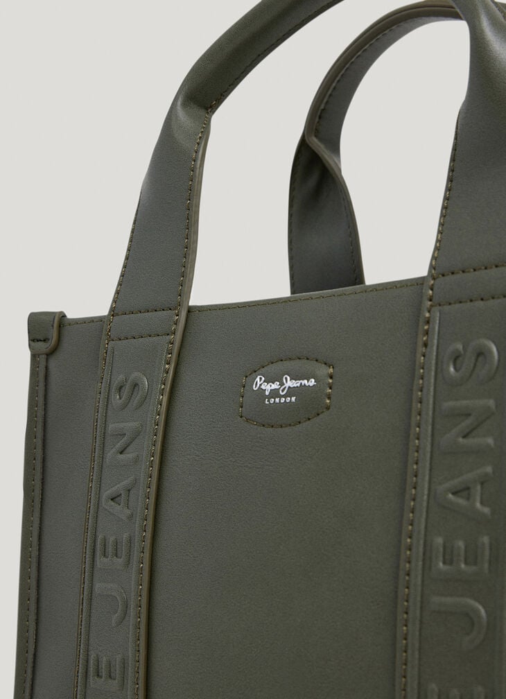 Pepe Jeans Rectangular Faux Leather Bag