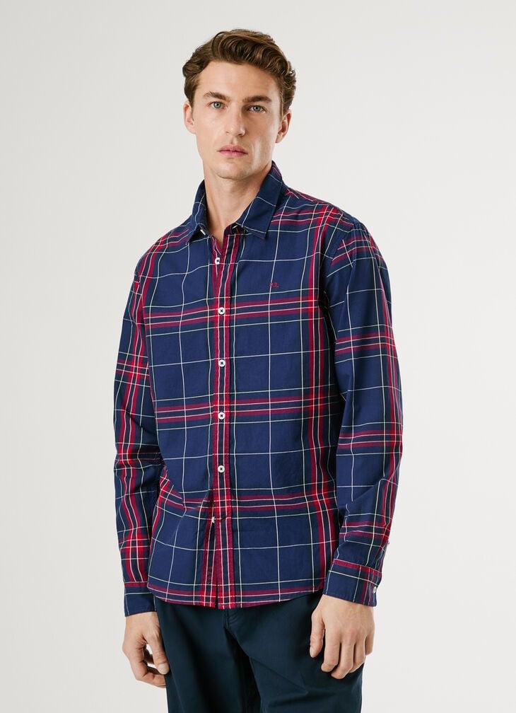 Pepe Jeans Regular Fit Checked Poplin Shirt