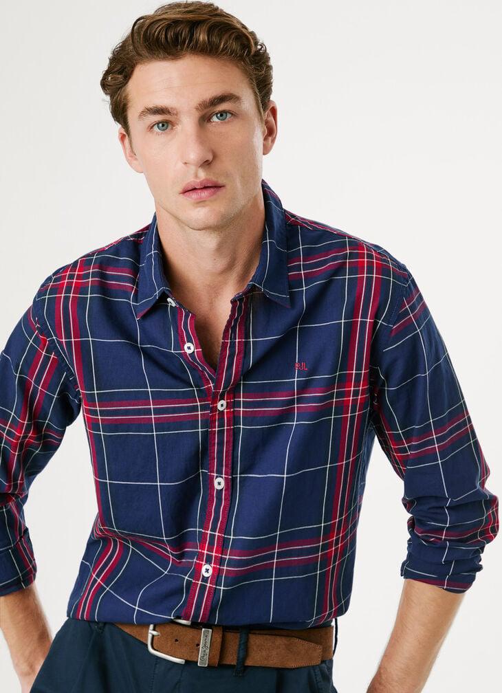 Pepe Jeans regular fit checked poplin shirt