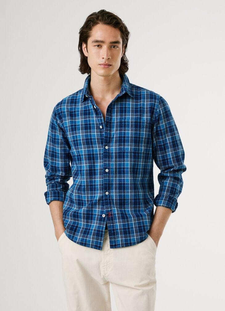 Pepe Jeans regular fit checked poplin shirt