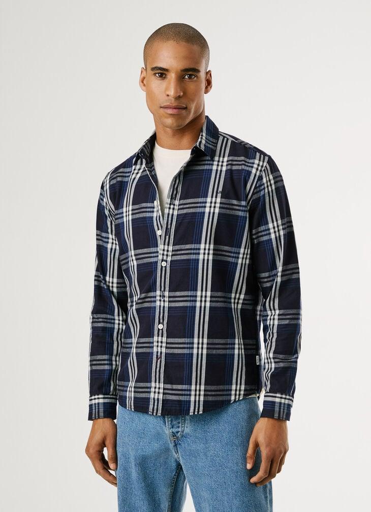 Pepe Jeans Regular Fit Checked Twill Shirt