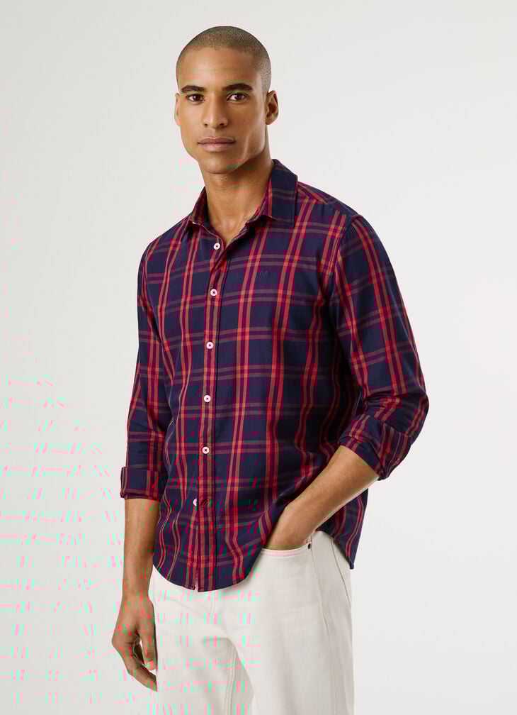 Pepe Jeans Regular Fit Checked Twill Shirt