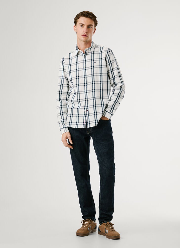Pepe Jeans Regular Fit Checked Twill Shirt