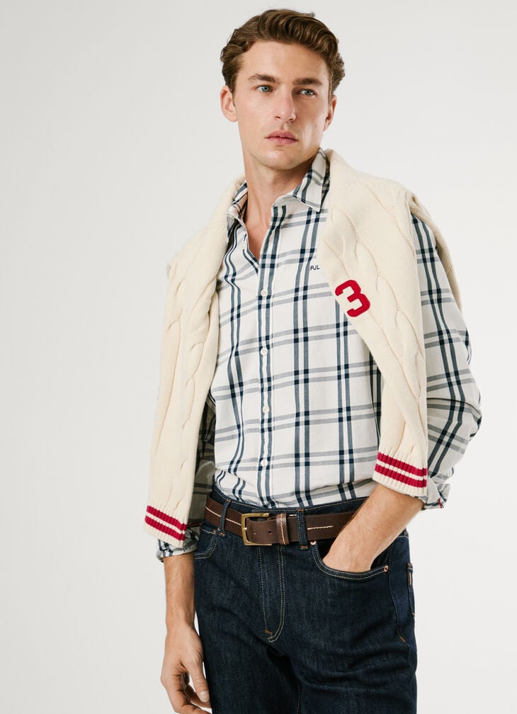 Pepe Jeans regular fit checked twill shirt