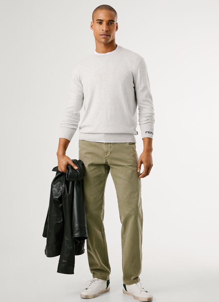 Pepe Jeans regular fit chino trousers