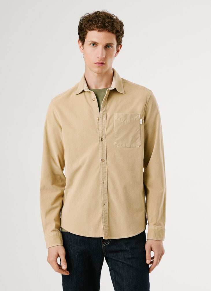 Pepe Jeans Regular Fit Corduroy Shirt