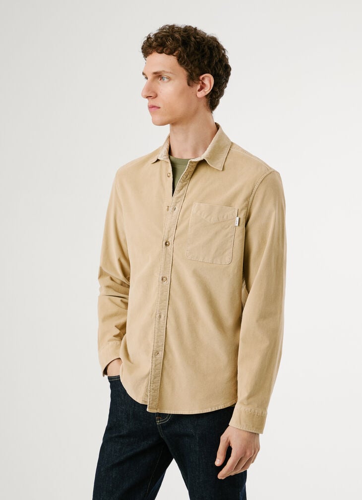 Pepe Jeans Regular Fit Corduroy Shirt