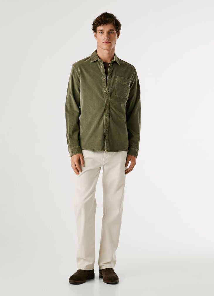 Pepe Jeans Regular Fit Corduroy Shirt