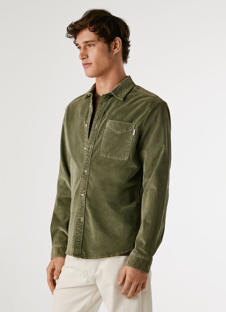 Pepe Jeans Regular Fit Corduroy Shirt