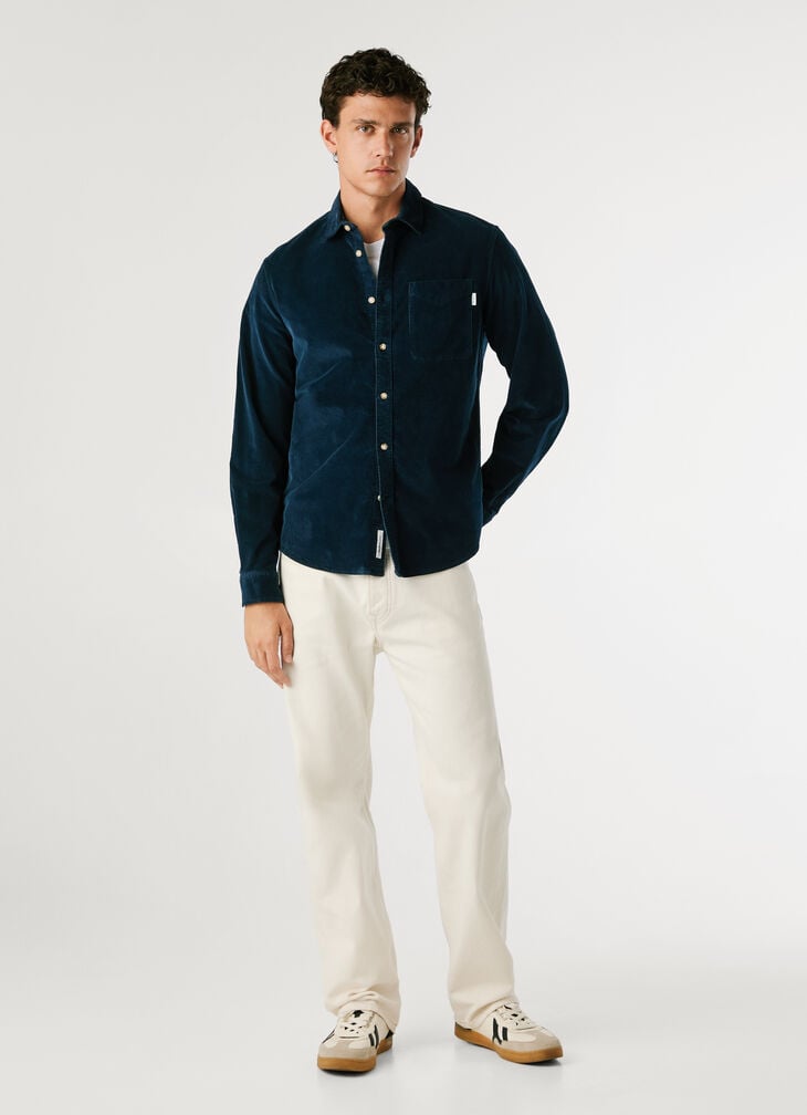 Pepe Jeans Regular Fit Corduroy Shirt
